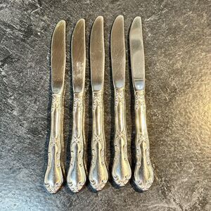 Set of 5 TOWLE MERRIMACK Stainless Steel Crafted USA DINNER‎ KNIVES